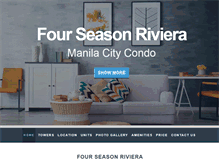 Tablet Screenshot of fourseasonriviera.com